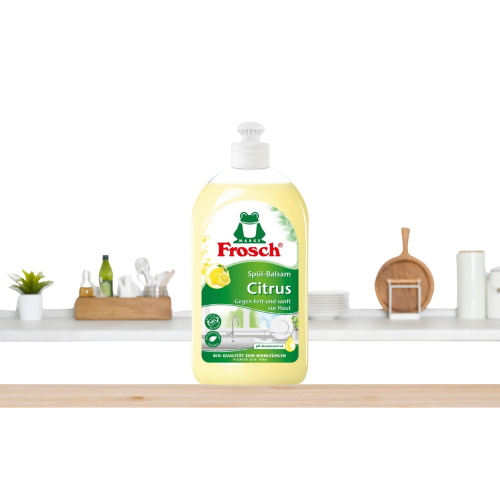 Nước Rửa Chén Hữu Cơ Frosch 500ml Hương Chanh
